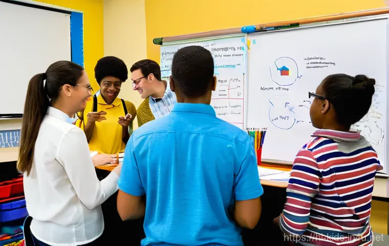 유아교육지도사로서 직무 만족도 높이는 법 - **Prompt:** A serene and contemplative scene featuring a female early childhood educator, likely in ...