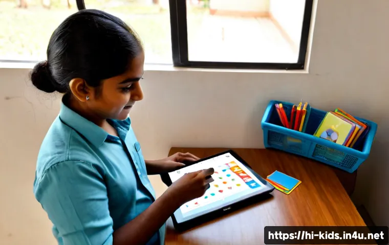 유아교육지도사 강의 준비 체크리스트 작성 - Photorealistic Indian early childhood education instructor preparing a lecture at a tidy home office...